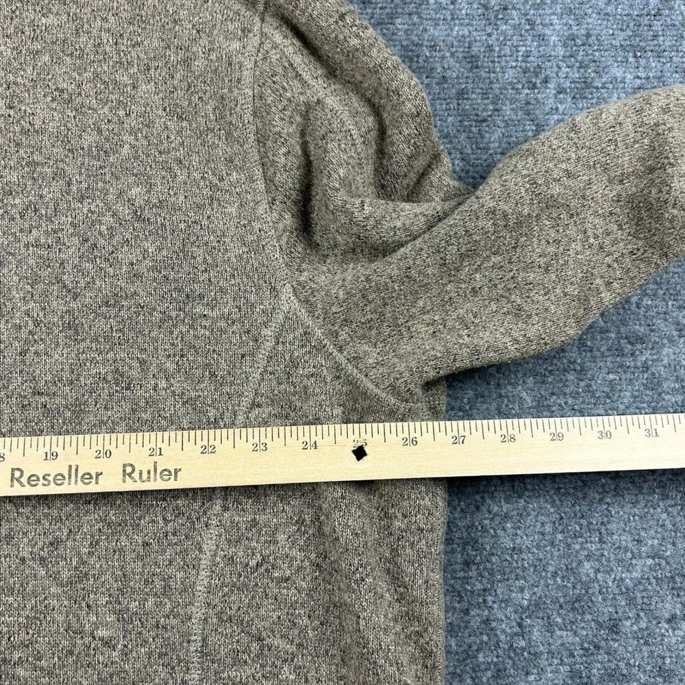 The North Face Gordon Lyons Pullover Mens XXL‎ Brown Heather Fleece Quarter Zip